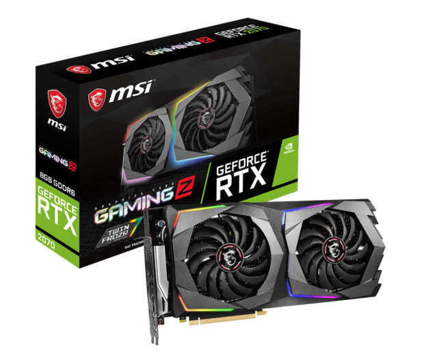 MSI GeForce RTX 2070 GAMING Z 8GB GDDR6 - 456605 - zdjęcie